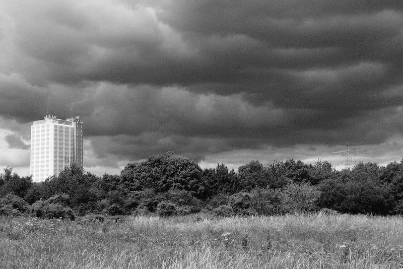 A photograph of the AA tower in Basingstoke