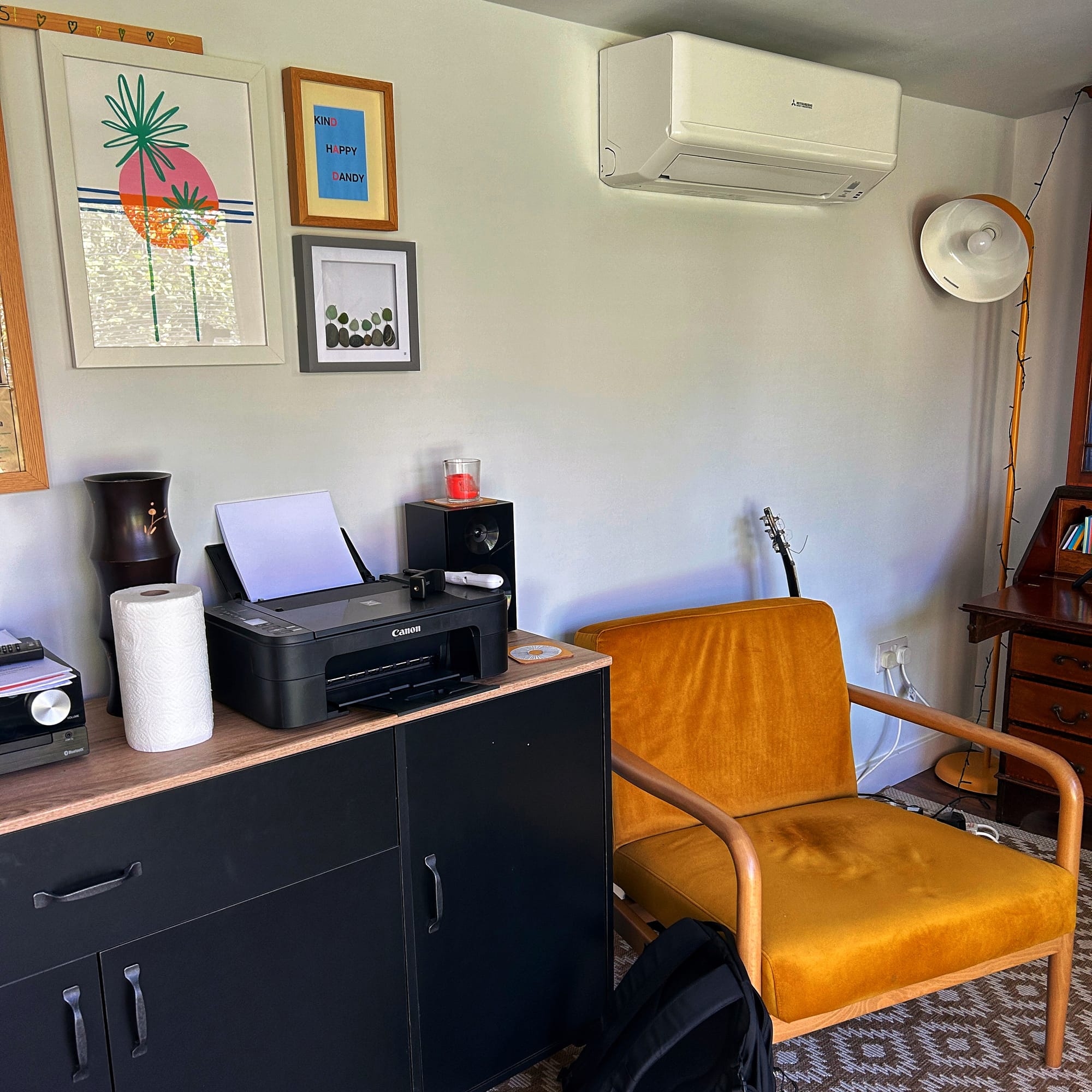 My music space and relaxing chair