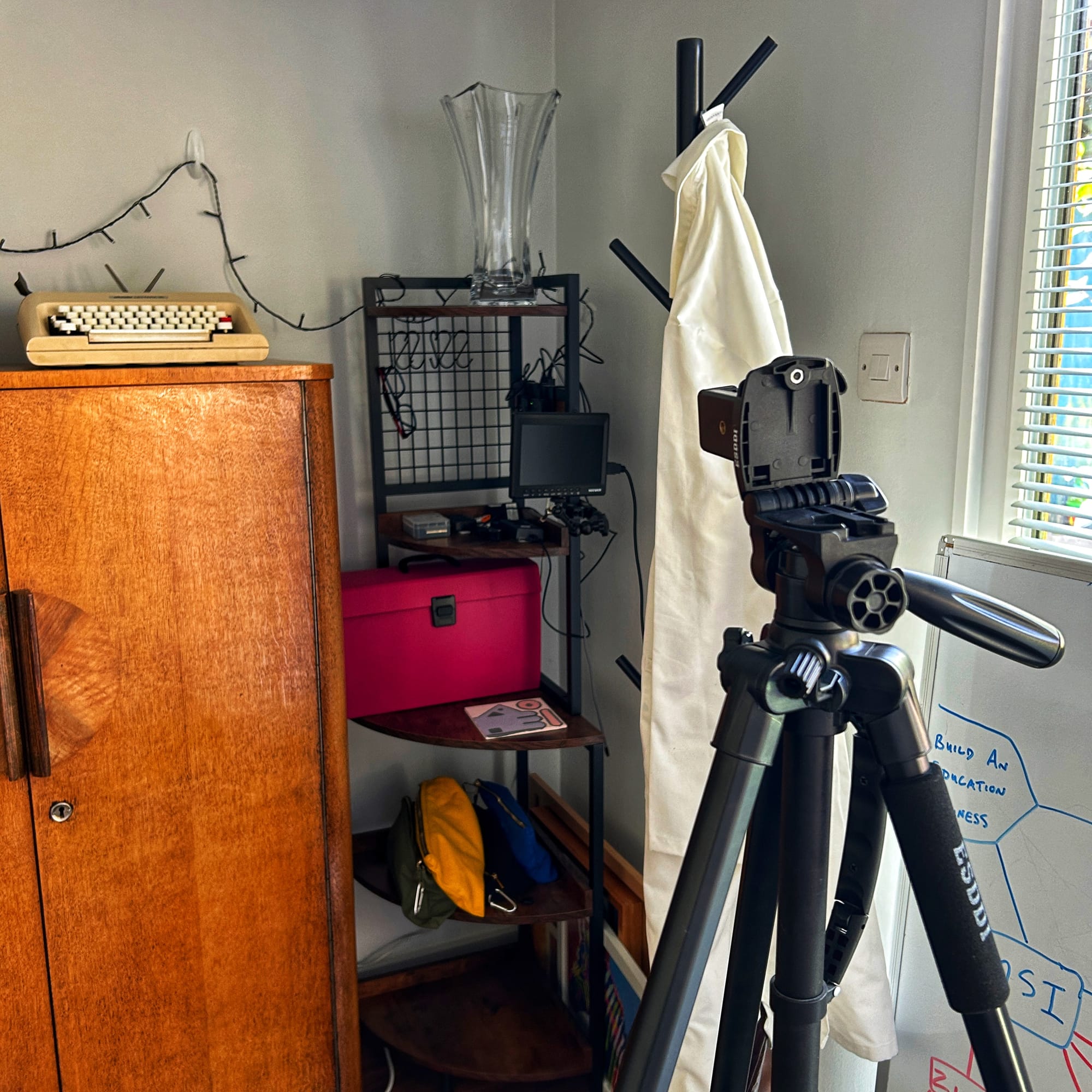 My YouTube recording area - under construction