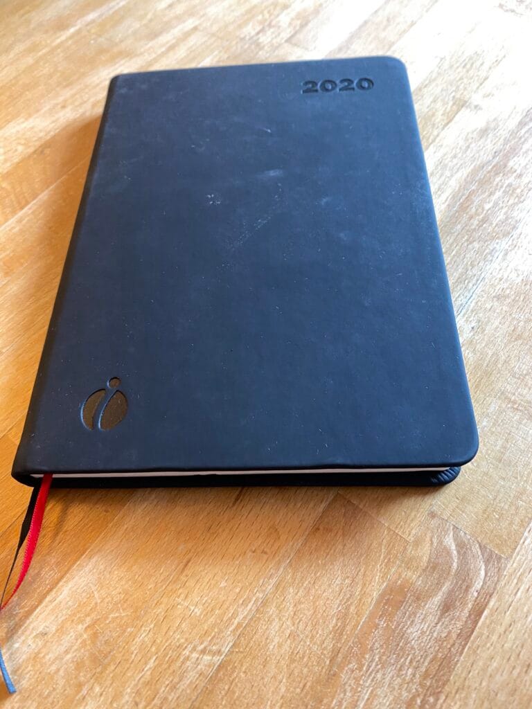 An image showing the outside cover of a diary