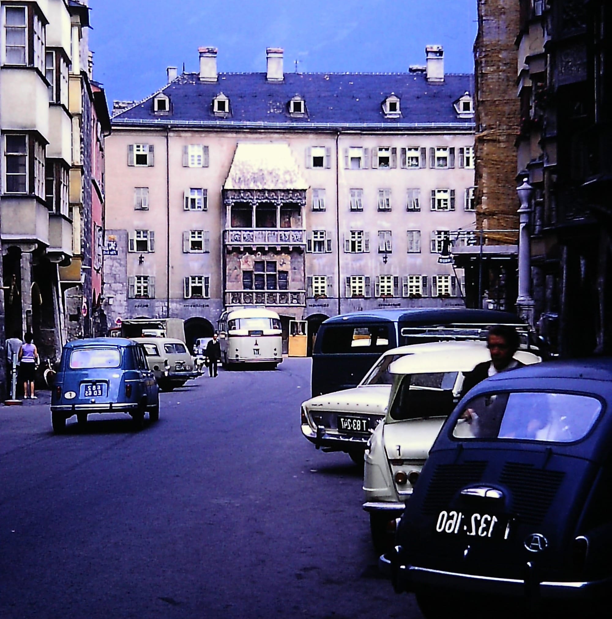 Classic cars in Innsbruck, Austria