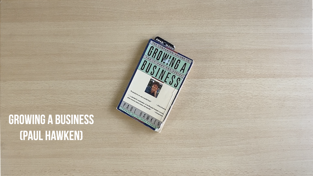 A photo of the book Growing a Business, by Paul Hawken