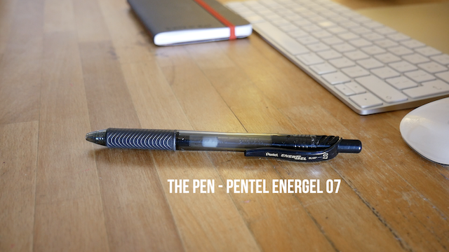 Photograph of The Pentel Energel 07